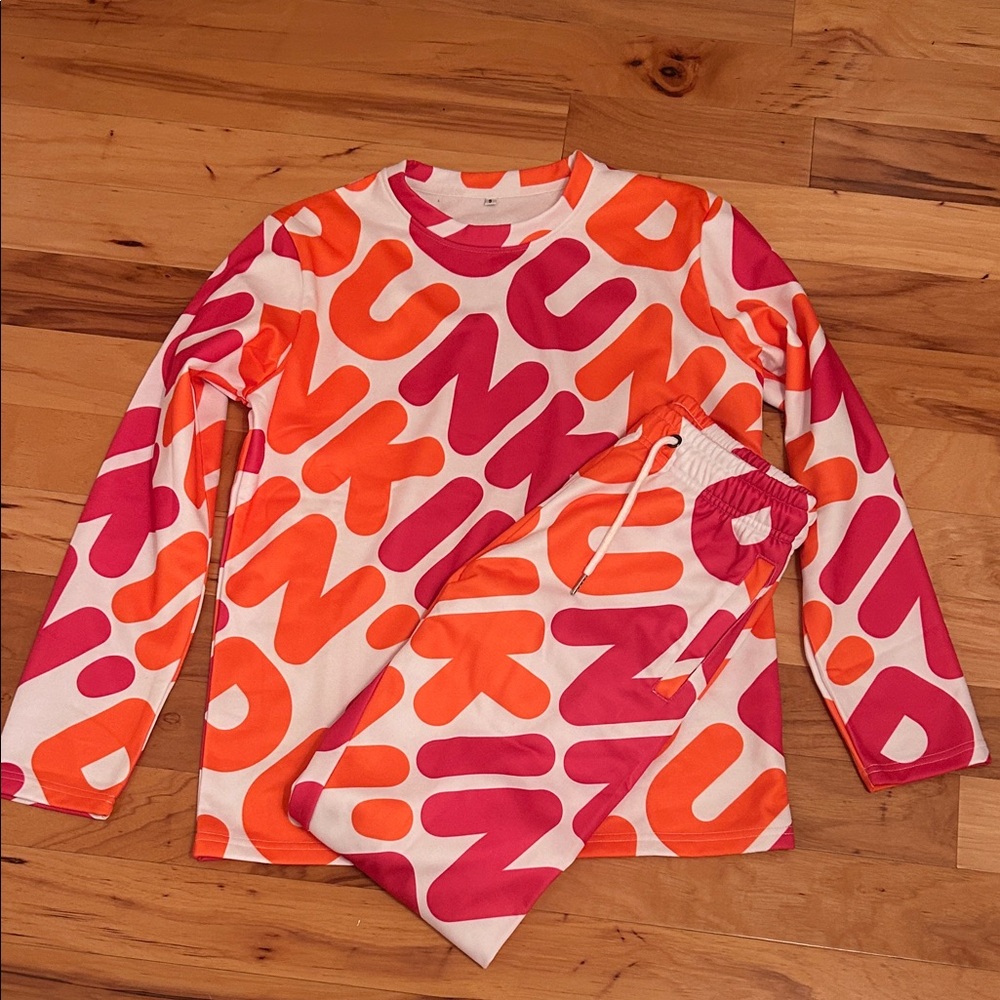 Dunkin Donuts sweat suit
